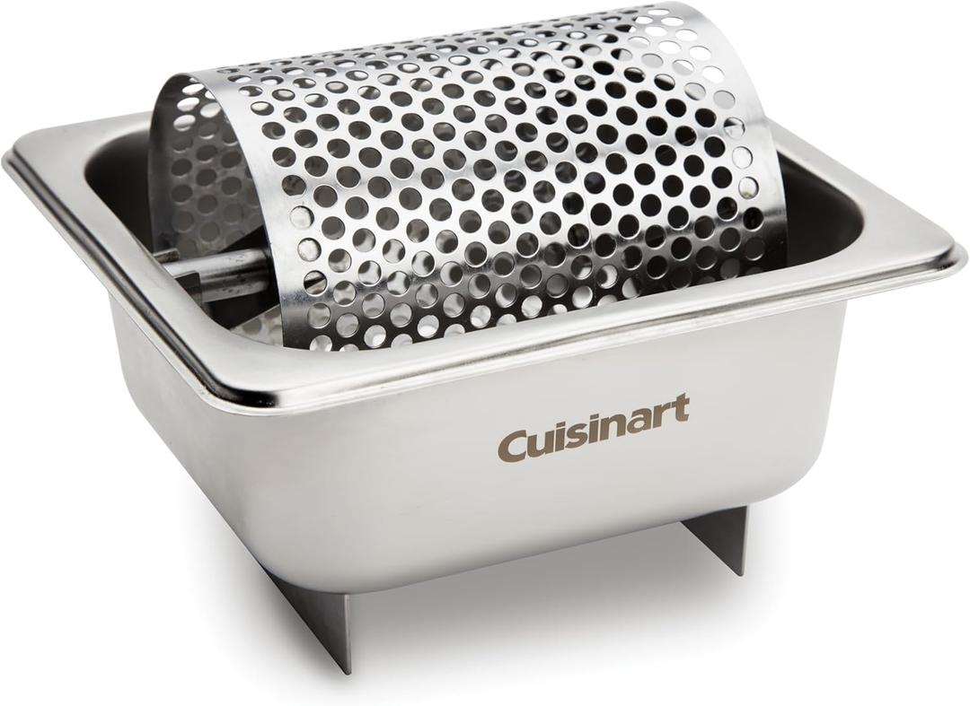 Cuisinart Stainless Steel Butter Wheel, Raised Bottom Butter Roller for Griddle for Golden Crust and Even Spread, Kitchen Grill Accessory for Burgers, Bread, BBQ, Cookouts, Tailgates ((Pack of 1))