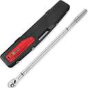 Leolee Torque Wrench 3/4-Inch Drive(100-650 ft-lbs/135-880Nm), Industrial Adjustable Torque Wrench Set with Torque 3% Accuracy, Precision Mechanic Tools for Oil Rigs, Trucks & Off-Road Equipment (100-650ft-lb)