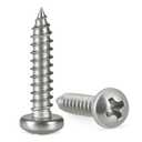 Krysay #12 x 1 Inch Pan Head Wood Screws, Phillips Drive, Stainless Steel 304 (18-8),Self Tapping for Wood, Sheet Metal Screws (60Pcs)