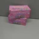 2 x Valentines Day Gifts for Kids, Valentines Unicorn Donut Erasers with Cards, Classroom Exchange Prizes & Party Favors, Ideal Valentine Gifts for Boys Girls, School Classroom Prize Exchange (Ice cream)