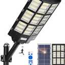 Ofuray Of-7200W Solar Street Light Outdoor-3000K/4000K/6500K Outdoor Security Flood Light,IP67 Solar Parking Lot Lights Commercial Dusk to Dawn with Remote Control for Yard,Residential