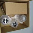 39619 Bathtub Shower Handle Remodel/Rebuild Trim Kit, Shower Knob 3 Piece for Price Pfister Verve Faucets, Includes 12H-2H, 12H-2C, 12H-18D Stems and Tubs knob Handle and Flange Base (Clear Acrylic)