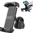 Generic Bike Phone HolderMotorcycle Phone Mount2024 Phone Holder for Motorcycle with Upgraded Handlebar Clamp, Fit iPhone 15/14/ 13 Pro Max, More 4.5-7"" Phones, Black