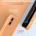 AOTESIER Magnetic for iPhone 16 Plus Case, [Compatible with MagSafe][Camera Protection], Food Grade Silicone Phone Case with [2 Screen Protectors], Anti-Scratch Protective Lining, Peach