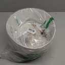 10 Inch Hanging Planters for Indoor Plants, 2 Pack Self Watering Hanging Baskets Flower Pots with Drainage Hole, Visual Reservoir & 2 Kinds of Plant Hanger for Outdoor Garden Home Decor (White)