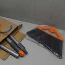 Outdoor Brooms for Sweeping Patio, Commercial Grade Heavy Duty Broom with Stiff Bristle for Sweeping Garage,Deck,Kitchen,Straw, Outside Broom for Cleaning Pet Hair,Weeds,Leaves,Grey (Gray)