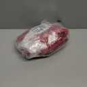 Women Christmas Sexy Santa Costume Mrs Claus Puff Sleeve 3 Pack Headband Stocking and Velvet Dress(XL)