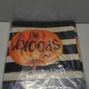 Halloween Decorations Kitchen Mats Set of 2,Halloween Kitchen Decor,Bathroom Black Cat Rug,17x29 Inch-17x47 Inch,Spooky Ghost and Pumpkin Design, Decorative Floor Mats