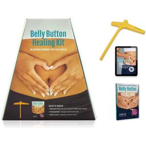 HSP Belly Button Healing Kit for Stress Relief, Pain Relief, Gut Health, and More Energy, Self-Acupressure Tool, Unlock Your Second Brain for a Healthy Life