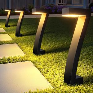 WdtPro Solar Lights Outdoor Pathway Lights, 6 Pack Upgraded Bright LED Outdoor Solar Light for Outside, IP65 Waterproof Solar Garden Light for Yard, Driveway, Walkway, Landscape, Patio Decor