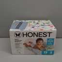 The Honest Company Comfort Dry Disposable Diapers for Sensitive Skin, Hypoallergenic, Fragrance-Free, Multi-Colored Giraffes + Barnyard Babies, Club Box, Size 2 (12-18 lbs), 72 Count