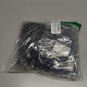 HOSL Black Nylon Lanyards, 100 Pack Bulk Office ID Card Lanyards with Swivel Hook (Modern/Fitted, 19 inches, 1.54lb)