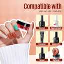 3 x MEFA 15 Sizes Short Square Nail Tips - 300 Pcs Full Cover Half Matte Press on Nails, Pre-Filed Soft Gel Nail Tips for Nail Extension Home DIY Salon Manicure