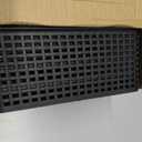 ORGIDOL Plastic Storage Basket with Lids 10 Pack Stackable Black Storage Bins Containers with Lid, Decorative Storage Boxes for Organizing Shelves, Drawers, Playroom, Classroom, Office, Closet