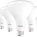 Sunco 8 Pack BR40 LED Light Bulbs, Indoor Flood Lights, Recessed Can Light Bulb, 1400 LM, 17W (100W Equivalent), 2700K Soft White, Dimmable, E26 Base, for Home, Bedroom, Kitchen UL
