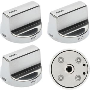 W11122880 Range Knob Compatible with Whirlpool Gas Ranges WFG520S0, WFG745H0, WFG770H0, Replace W10862482Whirlpool Gas Range Parts Cooktop Control Knobs 4 Pcs