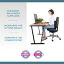 Bonmedico Firm Orthopedic Donut Pillow and Home Office Soft Seat Cushion (All-in-one Cushion)