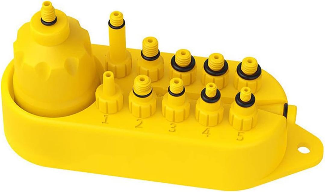 Brake Bleed Kit,Bicycle Hydraulic Disc Brake Bleed Kit Repair Tool High Strength Brake Bleeding Set Mountain Oil Bike Bleed Kit for Series Bike Brake Repair