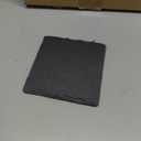 60 Pack Slate Drink Coasters, VIBRATITE 4 Inch Black Slate Stone Coasters Bulk Cup Coaster Laser Engraving Blanks with Anti-Scratch Bottom for Drink Coffee Bar Kitchen Home Decor, Square