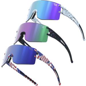 G2RISE CG01 Baseball Sunglasses for Youth Men Women - UV400 Protection Sun Glasses for Running & Cycling Softball Sports