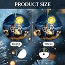 5 x Holy Family Nativity Ornament 2025  Baby Jesus, Mary & Joseph  Religious Christmas Decor  Christian Faith Ornament Gift for Family, Church, Friends, Catholic, Christian Decor