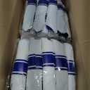 I00000 350 Pcs Dark Blue Plastic Plates,Clear Disposable Plates for 50 Guests,Blue Dinnerware Include 50 Dinner Plate 50 Dessert Plate,50 Cups,50 Pre Rolled Napkins with Cutlery Set for Party,Wedding