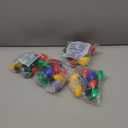 Windy City Novelties 4 Pack LED Light Up Christmas Bulb Necklace with 6 Dynamic Light Modes  Flashing Holiday Accessory for Parties, Parades & Festive Events