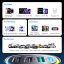 2 x 75W Car Charger USB C, 4 Port Super Fast Cigarette Lighter USB Charger, Type C 60W & QC 3.0 Multiport Car Phone Adapter Accessories for iPhone 17/16/15/14/13/12 Pro Samsung S26 Series, Titanium