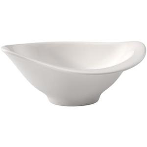 Villeroy & Boch New Cottage Special Serve Salad Collection Small Dip Bowl, 4.75 x 3 in, Small 2.75 oz Capacity, Premium Porcelain, Made in Germany, Rich, Creamy White