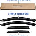 Window Visors Rain Guards for 2020-2026 Mazda CX-30, Out-Channel Window Vent Wind Deflectors Visors Shades for 20-25 Mazda CX30 2.5 S Select Sport Preferred Premium Turbo