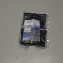 Foldable Reusable Grocery Tote Bag 2 Pack, Heavy-Duty Polyester, Machine Washable, 15.7 x 15.7 x 6.3 inch, Holds 40 lbs, Black, Gifts for Christmas