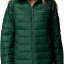 Columbia Womens Powder Lite II Mid Jacket (Large, Rain Forest)