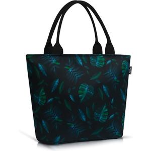 Gloppie Lunch Bag Women Lunch Box Insulated Tote Bag for Work Leakproof Lunch Bags Cooler Bags Plantain Leaf 9L