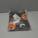 4 x XCHI Boo Spooky Ghost Pumpkin Halloween Round Placemats Set of 4 Table Mats Table Decorations 14x14 Inch