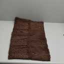 GORILLA GRIP Bath Rug Mat, Thick Soft Absorbent Chenille, Quick Dry Microfiber Mats, Rubber Backing Machine Washable Shower Floor Rugs, Bathmat Runner, Bathroom Home Decor Accessories, 24x17, Brown