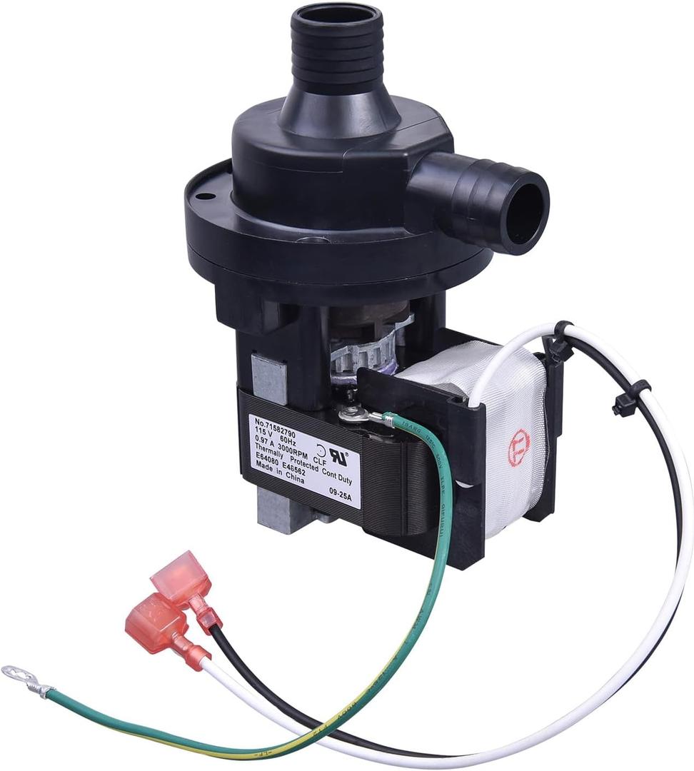 040006556 Ice Water Pump kit 115V 60HZ 1PH Replace Numbers 040003291, 040004347, MAN040006556, MAN040003291, MAN040004347 Compatible Ice Machine Models: UD0140A, UD0140AE, UD0140W And More