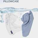 Mellow Sleep Pillow for Side & Back Sleepers - Cervical Neck Pillows for Neck Support & Shoulder Pain Relief, Ice Silk Pillowcase, Eco Friendly & Durable Material