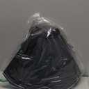 Dog Cone Collar Alternative, Partially Detachable Hard & Heavy Cone for Medium Dogs (French Bulldog Dachshund), Elizabethan Adjustable Protective Dog Neck Head Recovery Cone After Surgery Anti Licking (M(Neck Girth:11.8"-14.5"), Black)