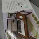 ROSSIE HOME Bamboo Bed Tray with Phone Holder, Extra Large Lap Desk for Laptops up to 17.3 Inches Java Style No. 78112