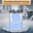 Clear Ice Cube Maker, 4 Pack Stainless Steel Clear Ice Maker for Old Fashioned Whiskey lover, Bourbon, Cocktail Gifts for Men on Birthday or Holiday, 2" Easy-Release Ice Ball Maker Mold