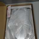 Disco Ball Mirror Wavy, 16" H x 10" W x1.2 D, Funky Table Wall Decor with Stand,Tabletop Vintage Silver Decorative Mirror, Handmade Gift (Large)