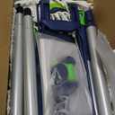 41" Commercial Dust Mop: Large Push Broom Wide Industrial Heavy Duty Hardwood Dry Sweeping Mop with 2 Pads Long Handle for Janitor Indoor Warehouse Gym Cleaning