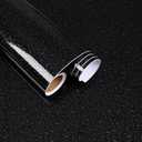 FANCYEASY Glossy Black Granite Contact Paper Peel and Stick Countertop Waterproof Self Adhesive Removable Marble Wallpaper for Kitchen Bathroom Granite Vinyl Wraps for Cabinets Table Desk 15.7"x118"