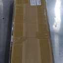 Soaoo Gun Racks Holds 10 Long Guns Wooden Rifle Rack Floor Stand Rifle Racks Display Holder Stand with Storage for Firearms Display Storage Home Accessories Office (Walnut)