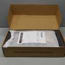 Kitchen Cabinet Organizer Shelf Set of 4, Stackable Pantry Cupboard Countertop Storage and Organizer, Desk Shelf Riser, Spice Plate Cup Expandable Storage Rack,(Black Bamboo) Large