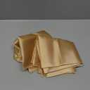 uxcell 2 Pcs Champagne Satin Table Runner 12" x 108" Romantic Silk Table Runner Smooth Fabric Table Runner Decorations for Wedding Dining Birthday Party (9ft)