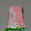 100pcs Heart Shaped Pink Straws Disposable Drinking Cute Straw Individually Wrapped Pink Plastic Straw Galentines Day, Cocktail, Birthday Party, Bridal Shower, Wedding Decorations