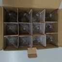 Hizashi Candelabra Light Bulbs 60W Eq 3000K, Dimmable E12 Bulb, 12 Pack
