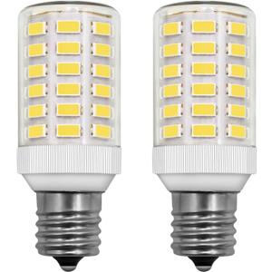 Frigidaire Freezer Light Bulb Replacement E17 Intermediate Base Compatible with Kenmore Refrigerator Replace 5304517886 KEI D28A KEL2811 KEI D28M Daylight White 5W Compact Bright Lighting, 2 Pack