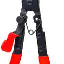 Heavy-duty Straight Hose Clamp Pliers with Locking Device for Quick Removal and Installation of Various Types of Strong and Hard-to-reach Hose Clamps